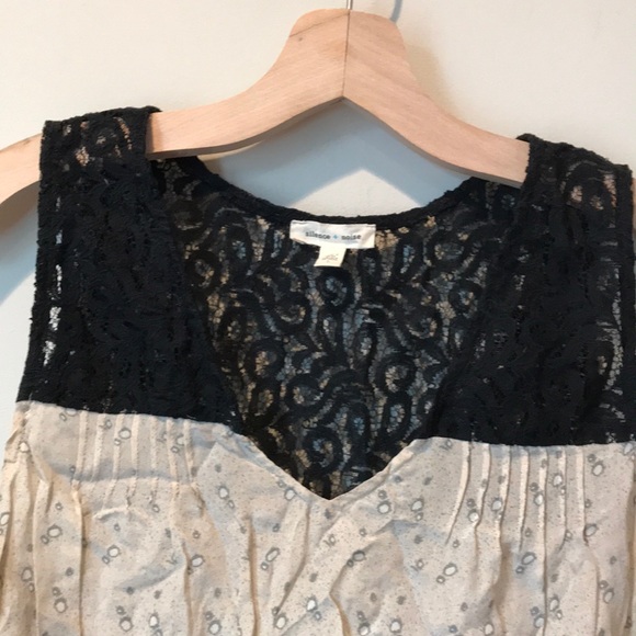 Silent +noise tank sheer black lace - Picture 3 of 5